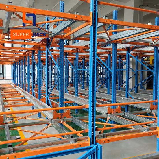 Estante modificado para requisitos particulares resistente de alta velocidad de la plataforma del transbordador de radio para el almacenamiento de Warehouse