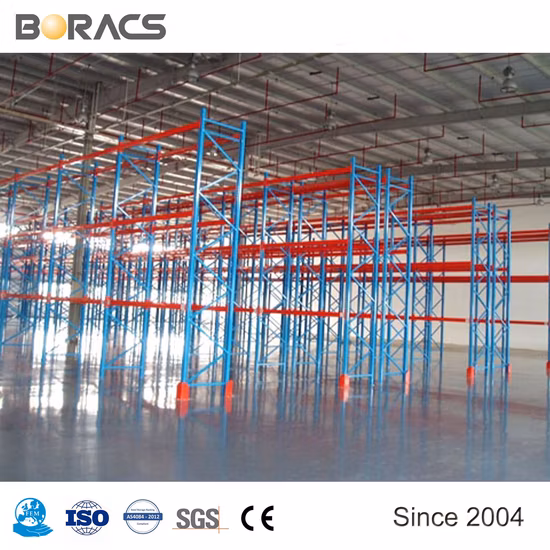 OEM y ODM ajustable Heavy Duty Almacén de alta calidad de almacenamiento industrial Estante de paletas de metal con precio competitivo